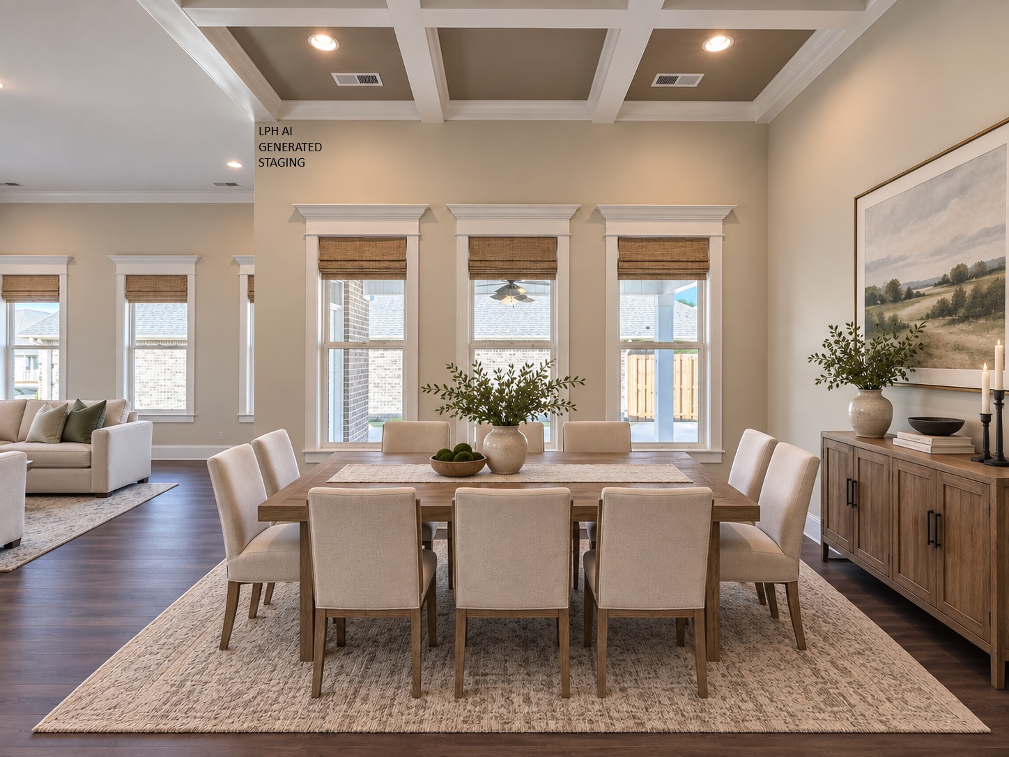 Natural Lighting Staged